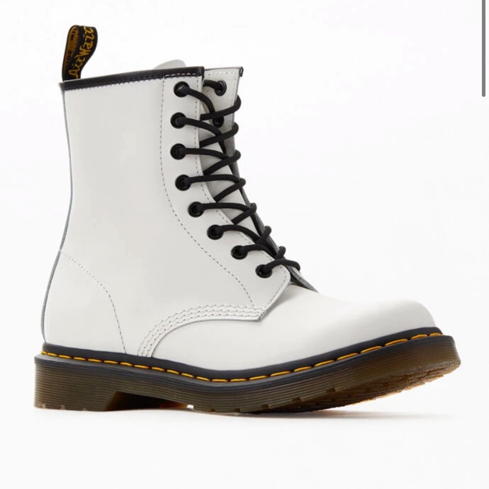 White Dr Martens Women’s Boots